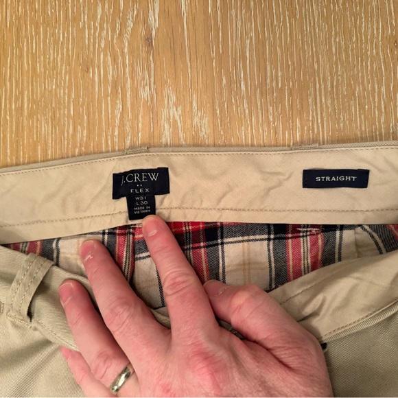 Fleeced lined Jcrew khakis - Picture 4 of 4